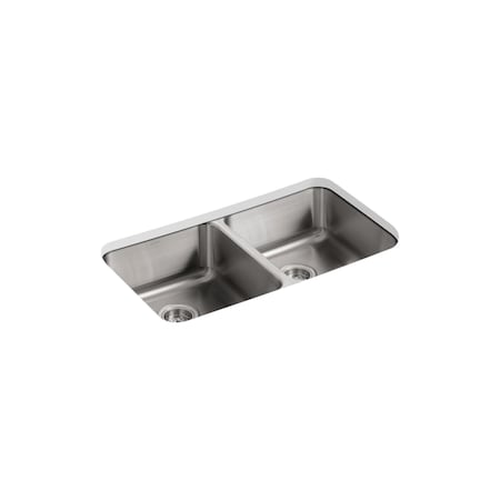 Kohler Undertone Double Ss Sink 3350-NA